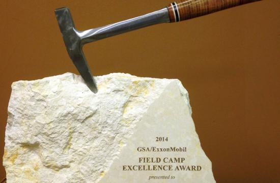 2014 GSA/ExxonMobil Field Camp Excellence Award